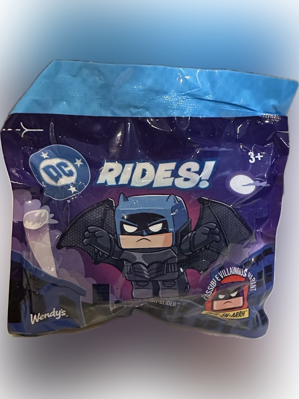 2026 DC RIDES BATMAN BAT-GLIDER WENDYS KIDS MEAL SUPER HERO COLLECTIBLE COMICS